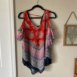 DR2 cold shoulder blouse